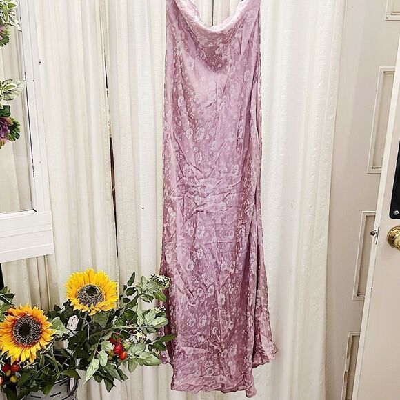 Princess Polly Salvin Floral Strapless Maxi Dress Pink Floral Nwot Size 10 - Picture 3 of 7